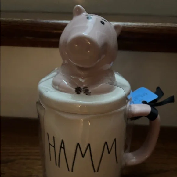 Rae Dunn x Toy Story Hamm mug with topper! - Picture 1 of 4